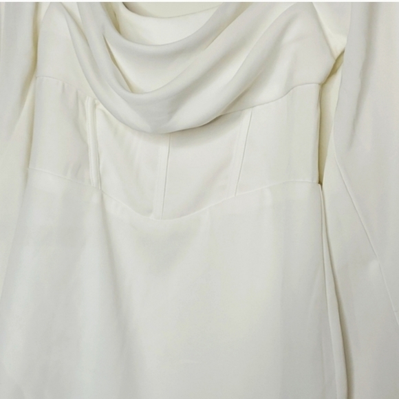 Princess Polly Lillie Long Balloon Sleeve Mini Dress Engagement Womens Size 2 - Picture 3 of 9